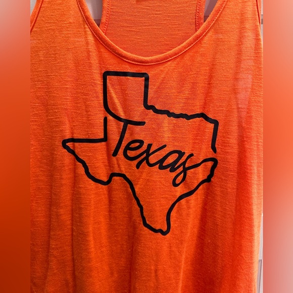 Texas Racerback Tank Top Size Large - Picture 4 of 5